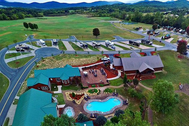 blairsville-rv-cabin-resort-aerial